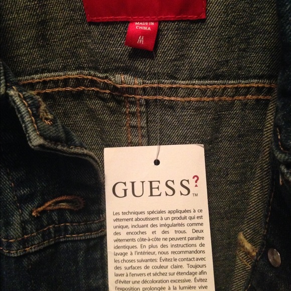 New Guess Denim Jacket - Picture 3 of 5